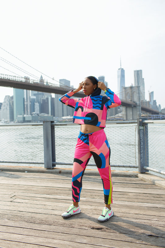 Wavy Kaleidoscope Joggers